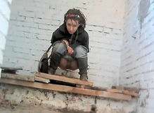 Туалет на улице оборудованный видеокамерой